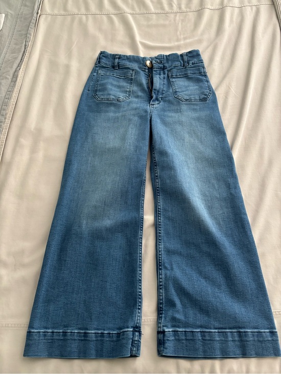 Maeve Denim - Maeve Collette Wide-Leg Jeans in Medium Blue Wash